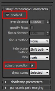 VRay StereoScopic Helper
