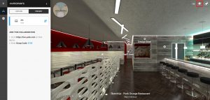 VR project collaborate tab
